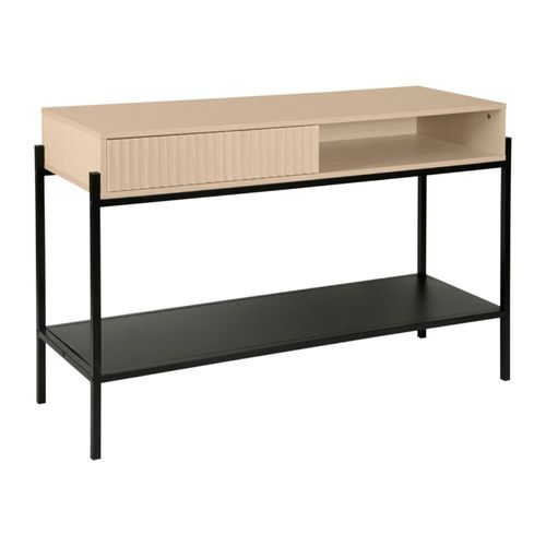 Console Mélaminé Et Métal
