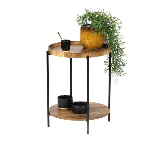 Table D'appoint 2 Niveaux Joya Diam 42cm