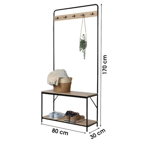 Etagère Porte Manteaux Avec Range Chaussures