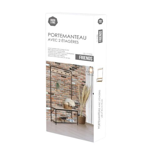 Etagère Porte Manteaux Avec Range Chaussures