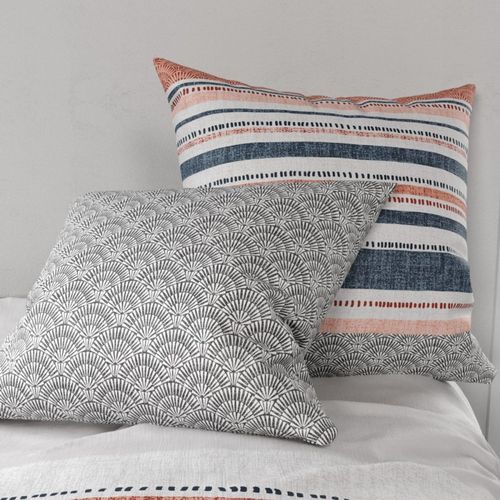 Housse De Couette 240x220 Chakra + 2 Taies Coton 57 Fils