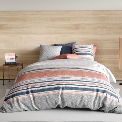 Housse De Couette 240x220 Chakra + 2 Taies Coton 57 Fils