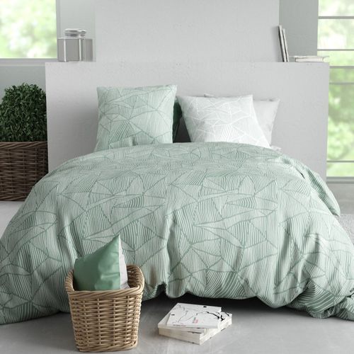 Housse De Couette 260x240 Adely + 2 Taies Coton 57 Fils