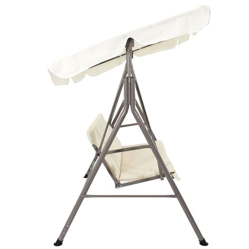 Balancelle Beige En Métal