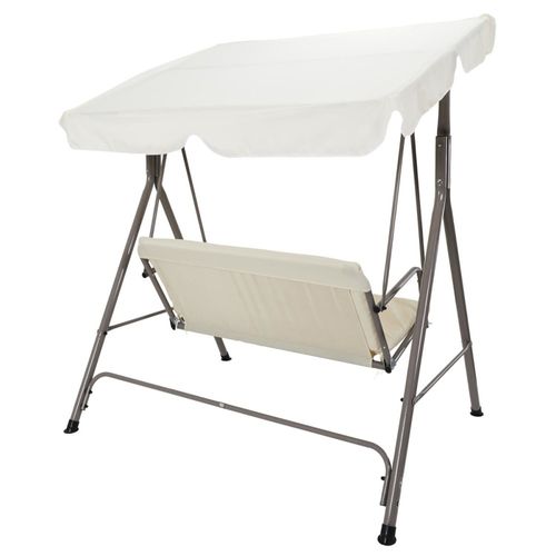 Balancelle Beige En Métal