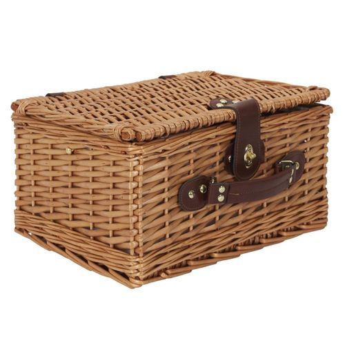 Panier De Pique Nique Avec Vaisselle Pour 4 Personnes