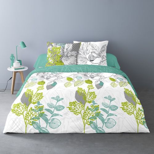 Housse De Couette 240x220 Polly + 2 Taies 100% Coton