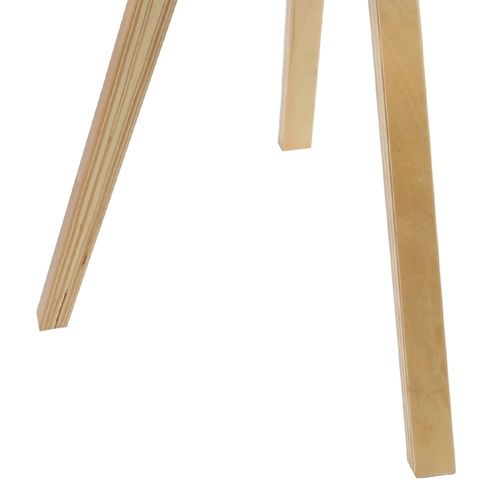 Chaise Scandinave Blanche Avec Coussin