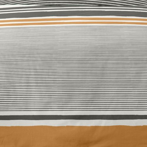 Housse De Couette 260x240 Auguste + 2 Taies 100% Coton