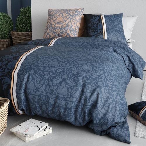Housse De Couette 260x240 Arabesque + 2 Taies Coton 57 Fils