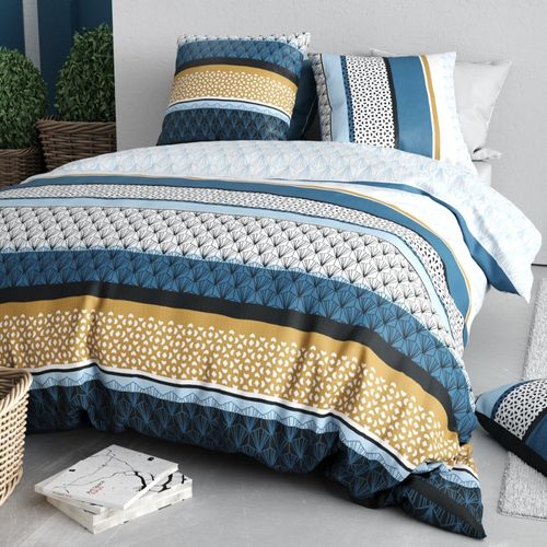 Housse De Couette 260x240 Osis + 2 Taies Coton 57 Fils