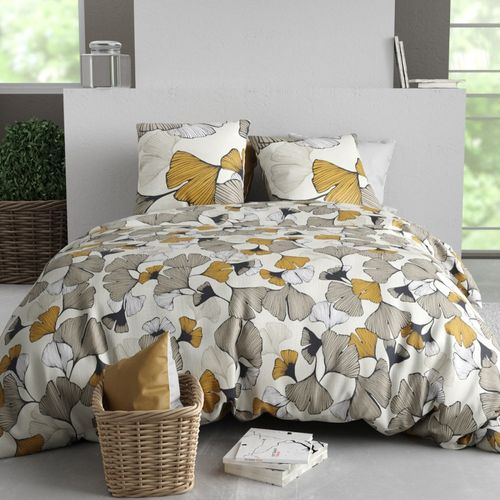 Housse De Couette 240x220 Arom + 2 Taies Coton 57 Fils