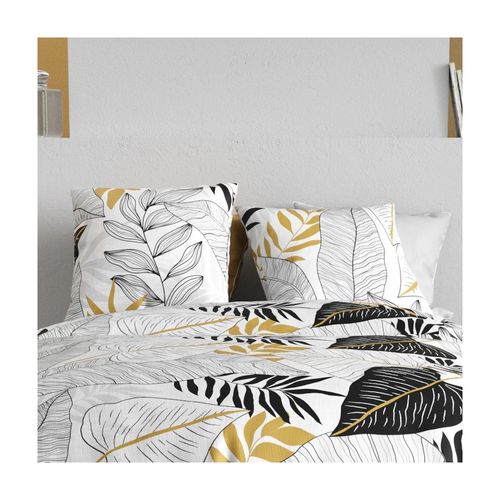 Housse De Couette 240x220 Moana + 2 Taies Coton 57 Fils
