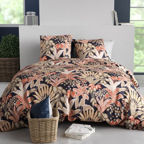 Housse De Couette 240x220 Louisiane + 2 Taies Coton 57 Fils