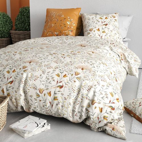 Housse De Couette 240x220 Demil + 2 Taies Coton 57 Fils