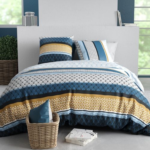 Housse De Couette 240x220 Osis + 2 Taies Coton 57 Fils