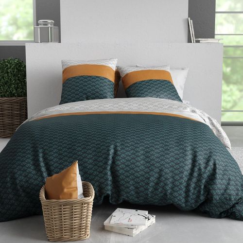 Housse De Couette 240x220 Orus + 2 Taies Coton 57 Fils