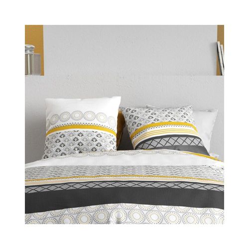 Housse De Couette 240x220 Spira + 2 Taies Coton 57 Fils