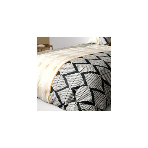 Housse De Couette 240x220 Madi + 2 Taies Coton 57 Fils