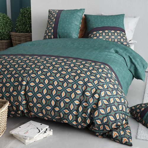 Housse De Couette 240x220 Victory + 2 Taies Coton 57 Fils