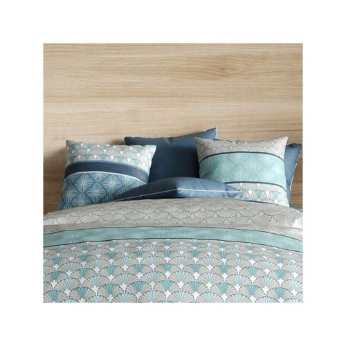 Housse De Couette 240x220 Zircon + 2 Taies Coton 57 Fils