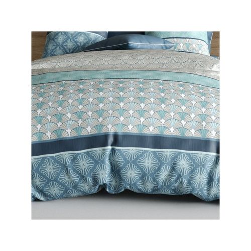 Housse De Couette 240x220 Zircon + 2 Taies Coton 57 Fils