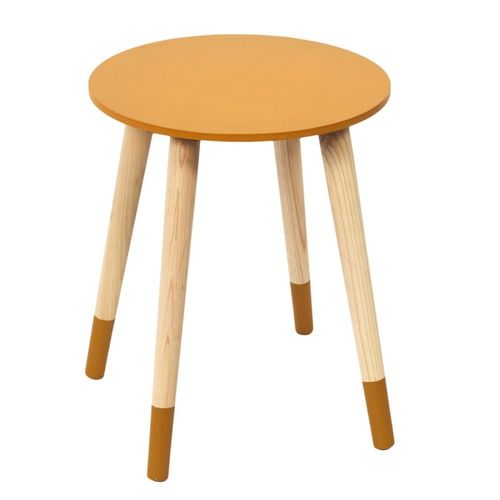 Lot De 2 Tables Gigognes Bicolore Bleu Jaune