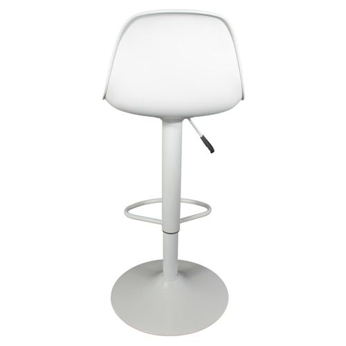 Lot De 2 Tabourets De Bar Blanc