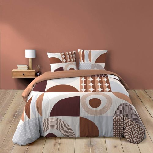 Housse De Couette 240x220 + 2 Taies Gemma 100% Coton