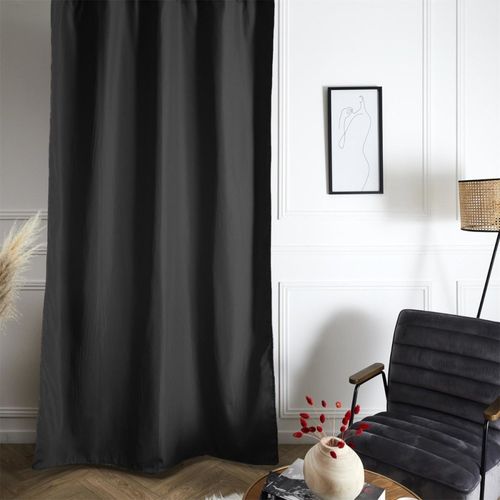 Rideau Isolant Polaire 135x240 Cm Noir