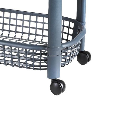 Desserte à Roulettes En Plastique 3 Niveaux