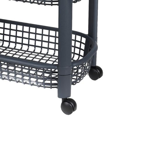 Desserte à Roulettes En Plastique 4 Niveaux