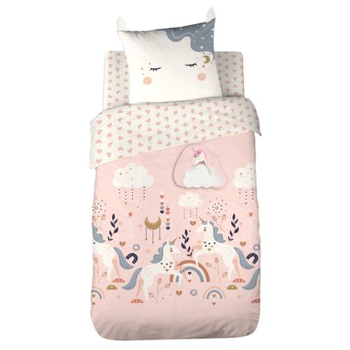 Housse De Couette 140x200 + 1 Taie Féerique