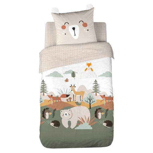 Housse De Couette 140x200 + 1 Taie Forest