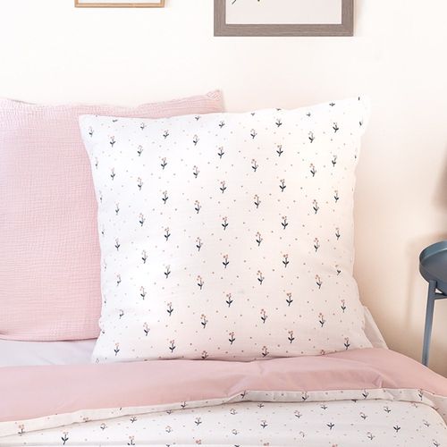 Housse De Couette 140x200 + 1 Taie Liberty En Gaze De Coton