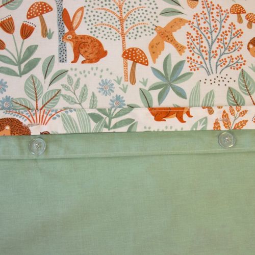 Housse De Couette 140x200 + 1 Taie Pierrot Coton 57fils