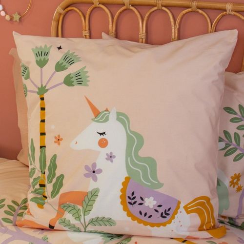 Housse De Couette 140x200 + 1 Taie Licorne Coton 57fils