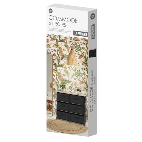 Commode 6 Tiroirs Intissés
