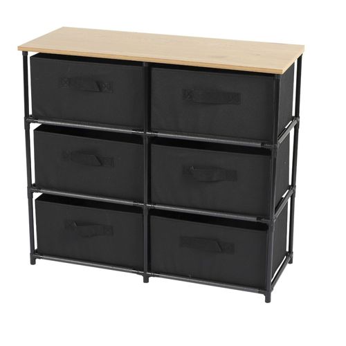 Commode 6 Tiroirs Intissés