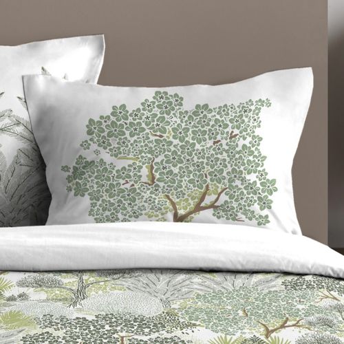 Housse De Couette 240x220 Merlin + 2 Taies Coton 57 Fils