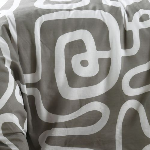 Housse De Couette 240x220 Pinto + 2 Taies Coton 57 Fils