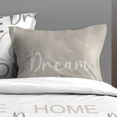 Housse De Couette 240x220 Homelove + 2 Taies Coton 57 Fils