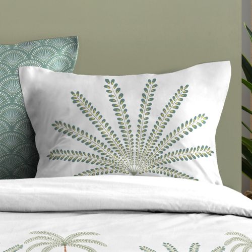 Housse De Couette 260x240 Morphea + 2 Taies Coton 57 Fils