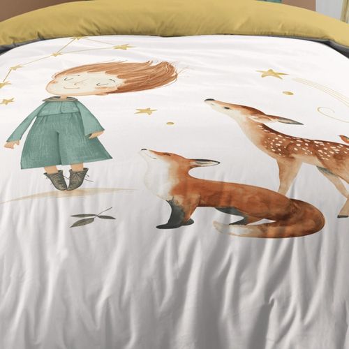 Housse De Couette 140x200 Ferdinand + 1 Taie Coton 57 Fils