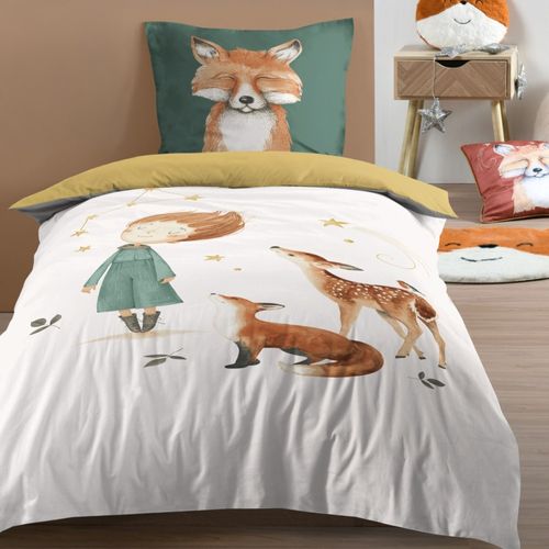 Housse De Couette 140x200 Ferdinand + 1 Taie Coton 57 Fils