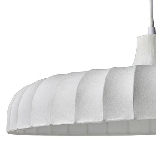 Suspension Tissu Blanche Diamètre 50cm
