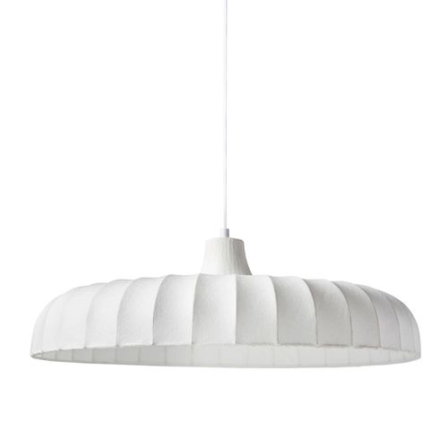 Suspension Tissu Blanche Diamètre 50cm