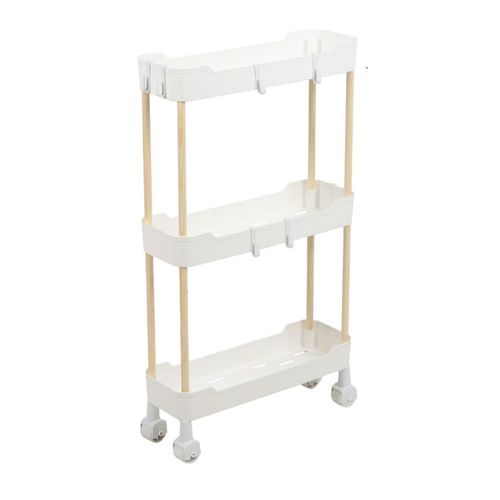 Desserte à Roulettes 3 Niveaux Pour Espaces Étroits