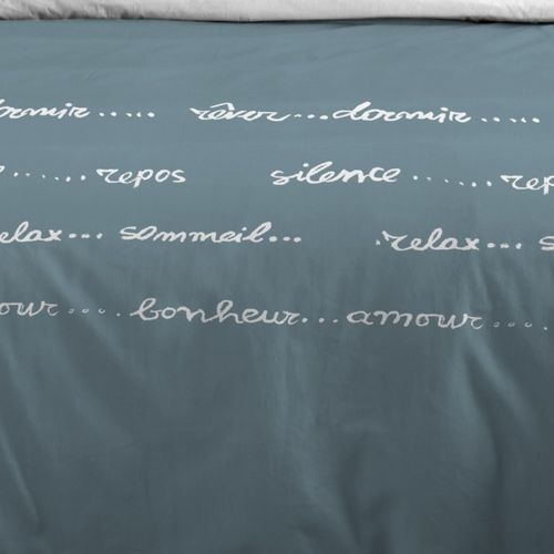 Housse De Couette 260x240 Reverie + 2 Taies Coton 57 Fils