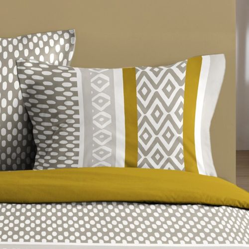 Housse De Couette 260x240 Pixus + 2 Taies Coton 57 Fils